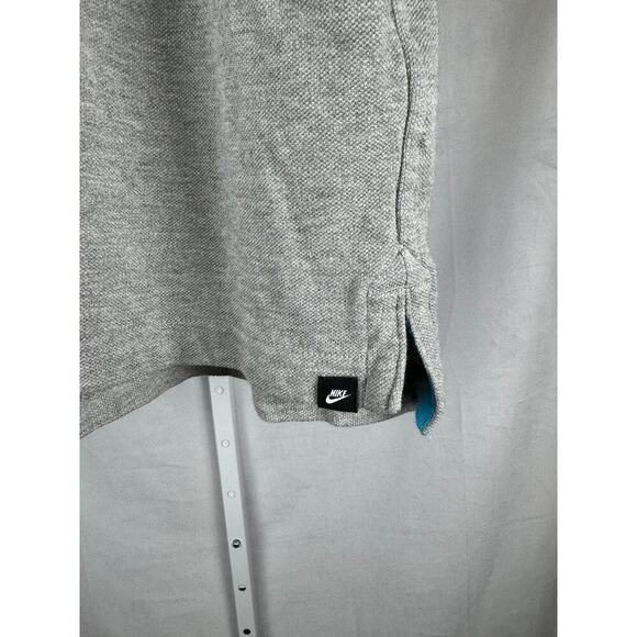 Nike Air Max Embroidery Patch Short Sleeve Polo Men's Size 3XL Gray - Picture 5 of 7